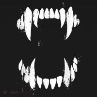 Halloween Horror Wolf Dog Vampire Monster Teeth Costume Women's T-Shirt thumb 6