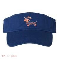 Happy Halloweenie Weiner Dog Cute Dachshund Witch Hat Visor thumb 0