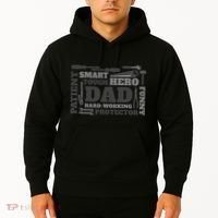 Hero Hard Working Dad Fathers Day Gift Hoodie thumb 2