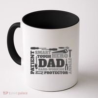 Hero Hard Working Dad Fathers Day Gift Coffee Mug thumb 0