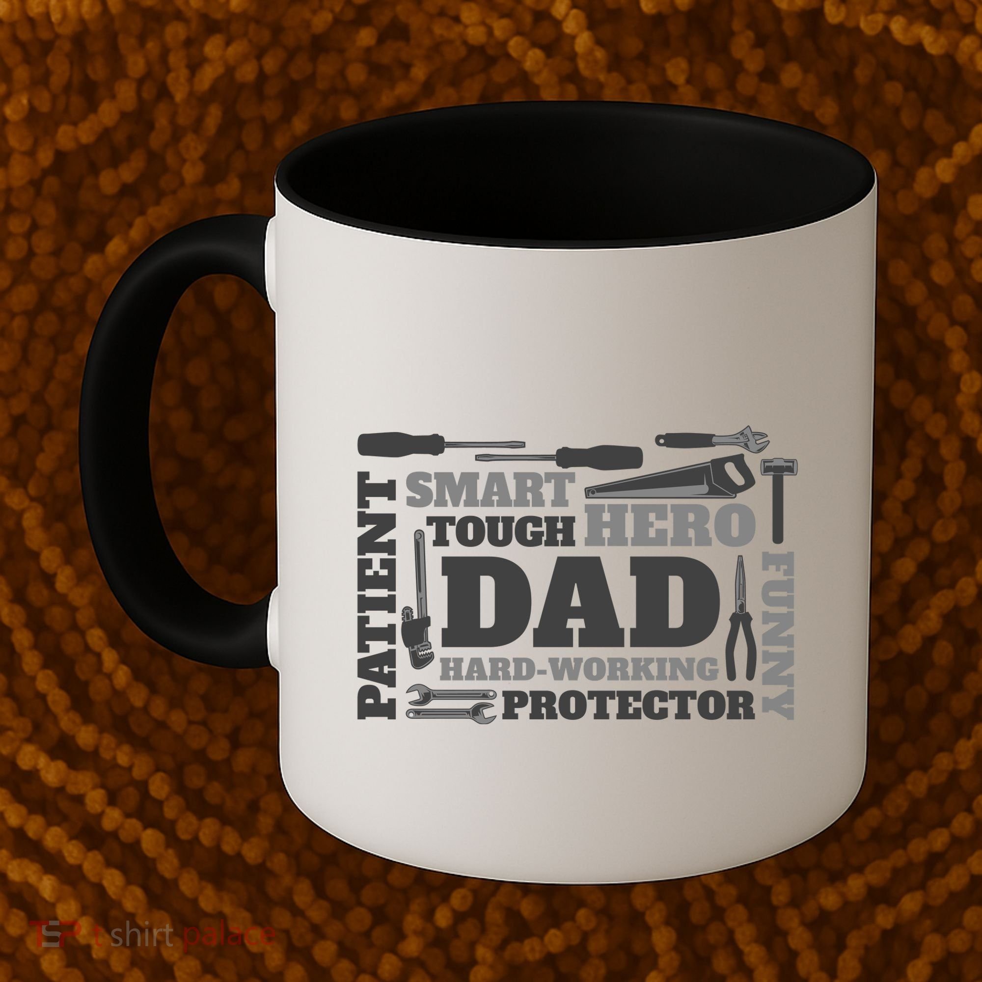 Hero Hard Working Dad Fathers Day Gift Coffee Mug
