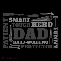 Hero Hard Working Dad Fathers Day Gift Women's Hoodie thumb 2