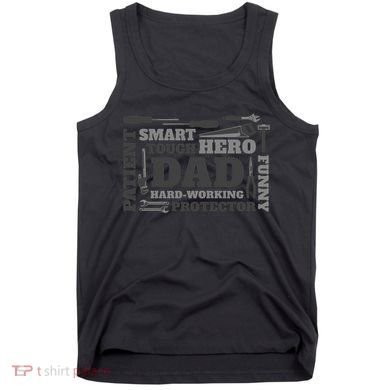 Hero Hard Working Dad Fathers Day Gift Tank Top