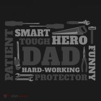 Hero Hard Working Dad Fathers Day Gift Kids Sweatshirt thumb 2