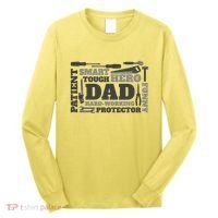 Hero Hard Working Dad Fathers Day Gift Long Sleeve Shirt thumb 0