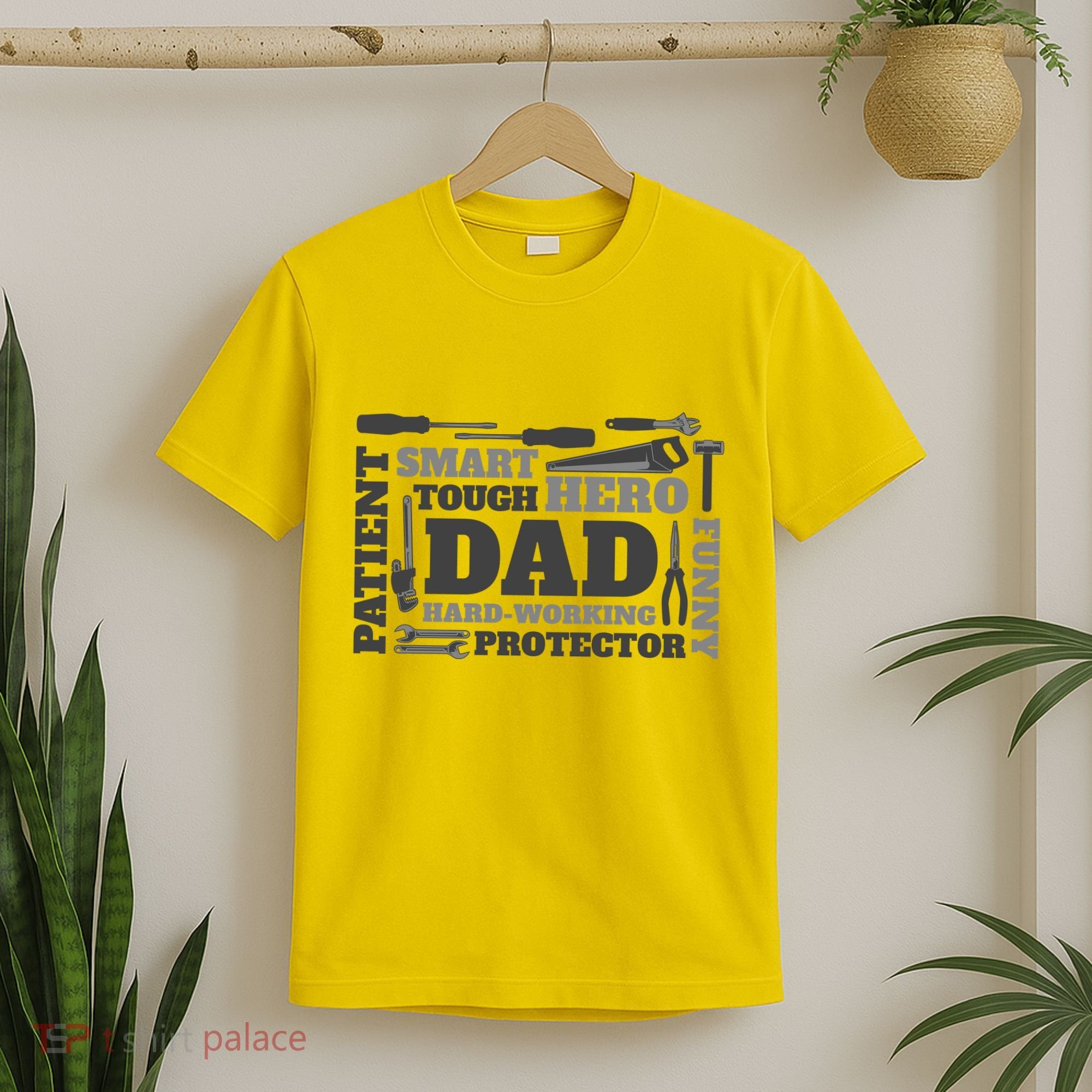 Hero Hard Working Dad Fathers Day Gift T-Shirt