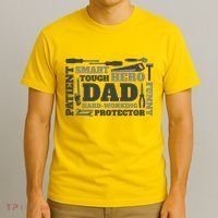 Hero Hard Working Dad Fathers Day Gift T-Shirt thumb 3
