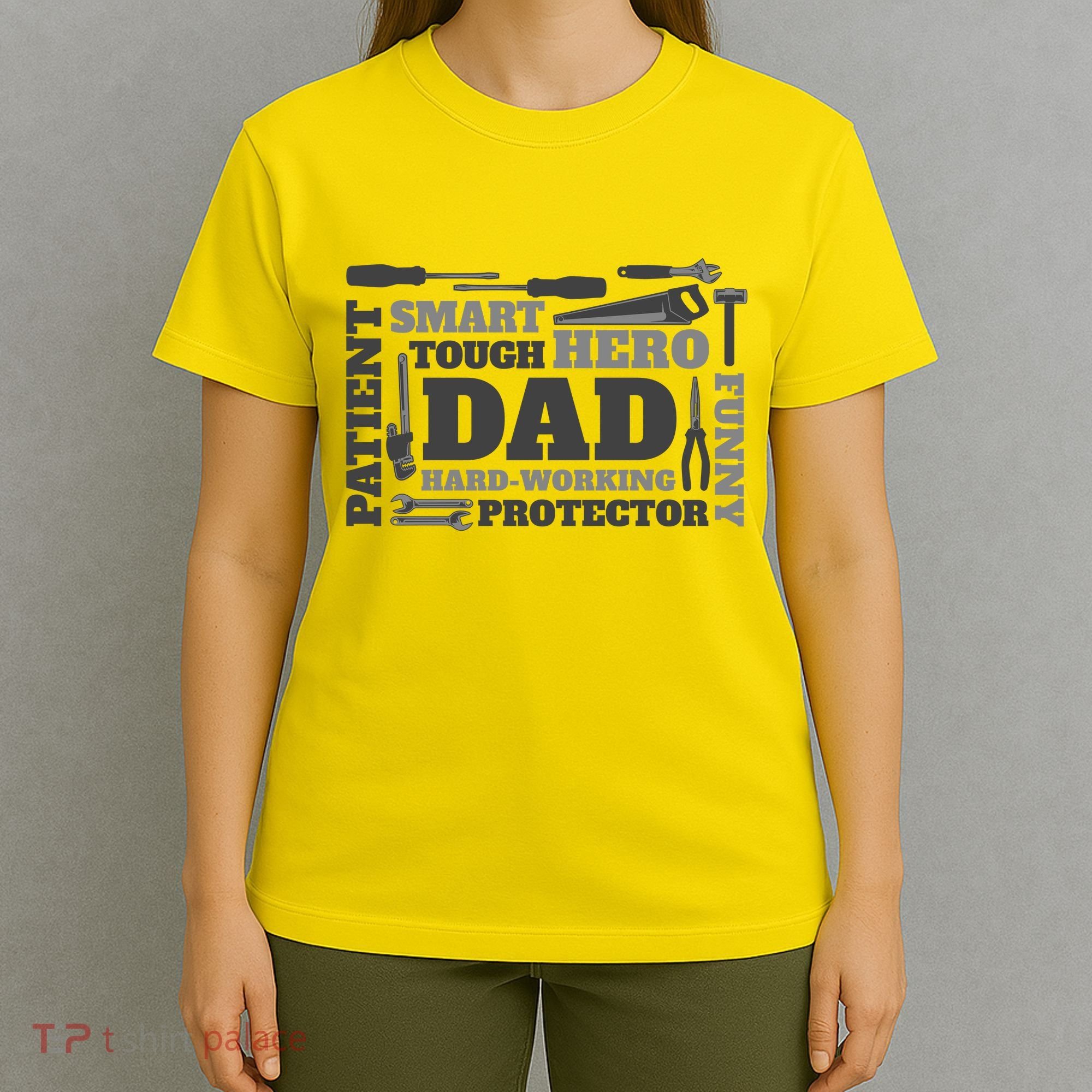 Hero Hard Working Dad Fathers Day Gift T-Shirt