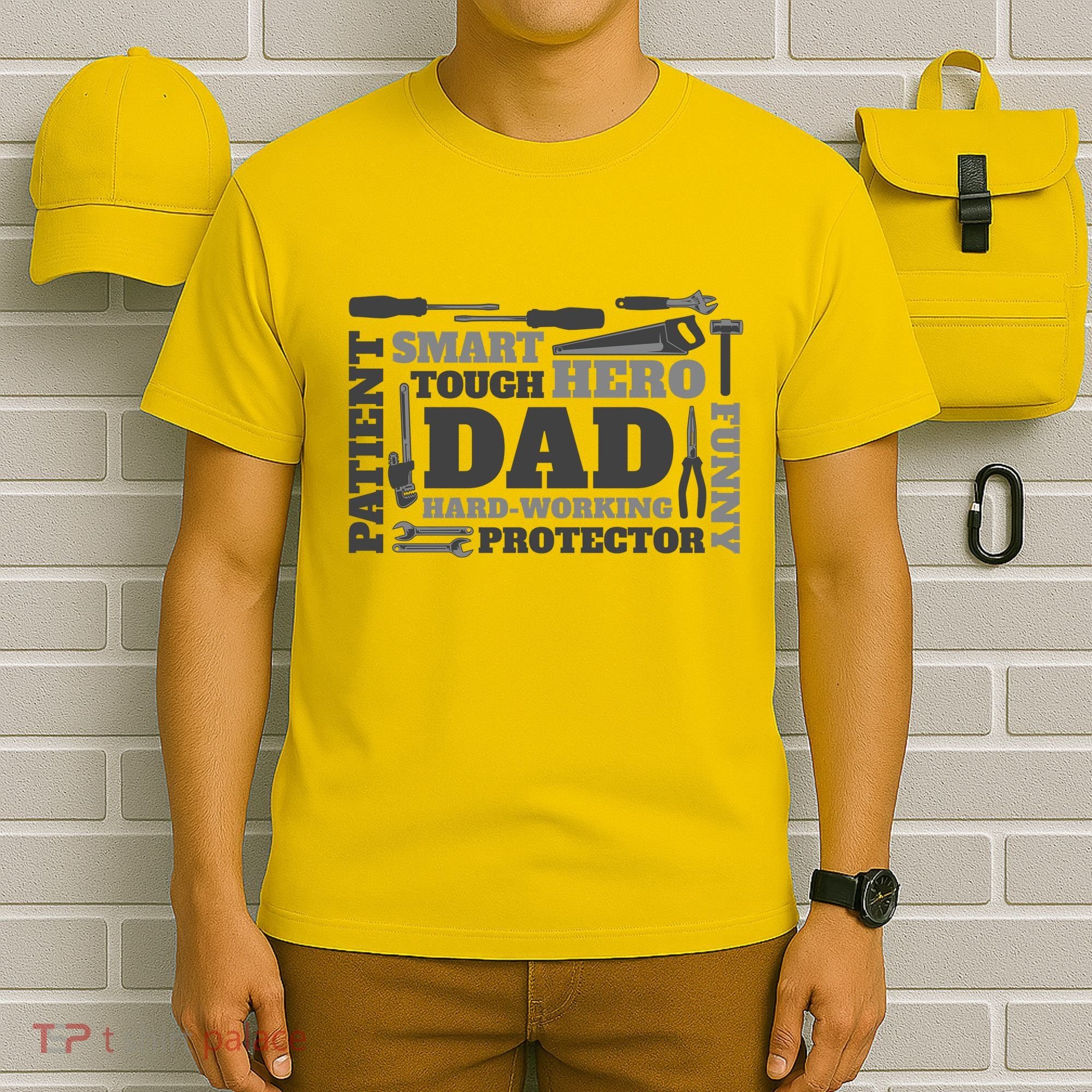 Hero Hard Working Dad Fathers Day Gift T-Shirt