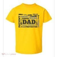 Hero Hard Working Dad Fathers Day Gift Toddler T-Shirt thumb 0