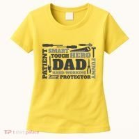 Hero Hard Working Dad Fathers Day Gift Women's T-Shirt thumb 0