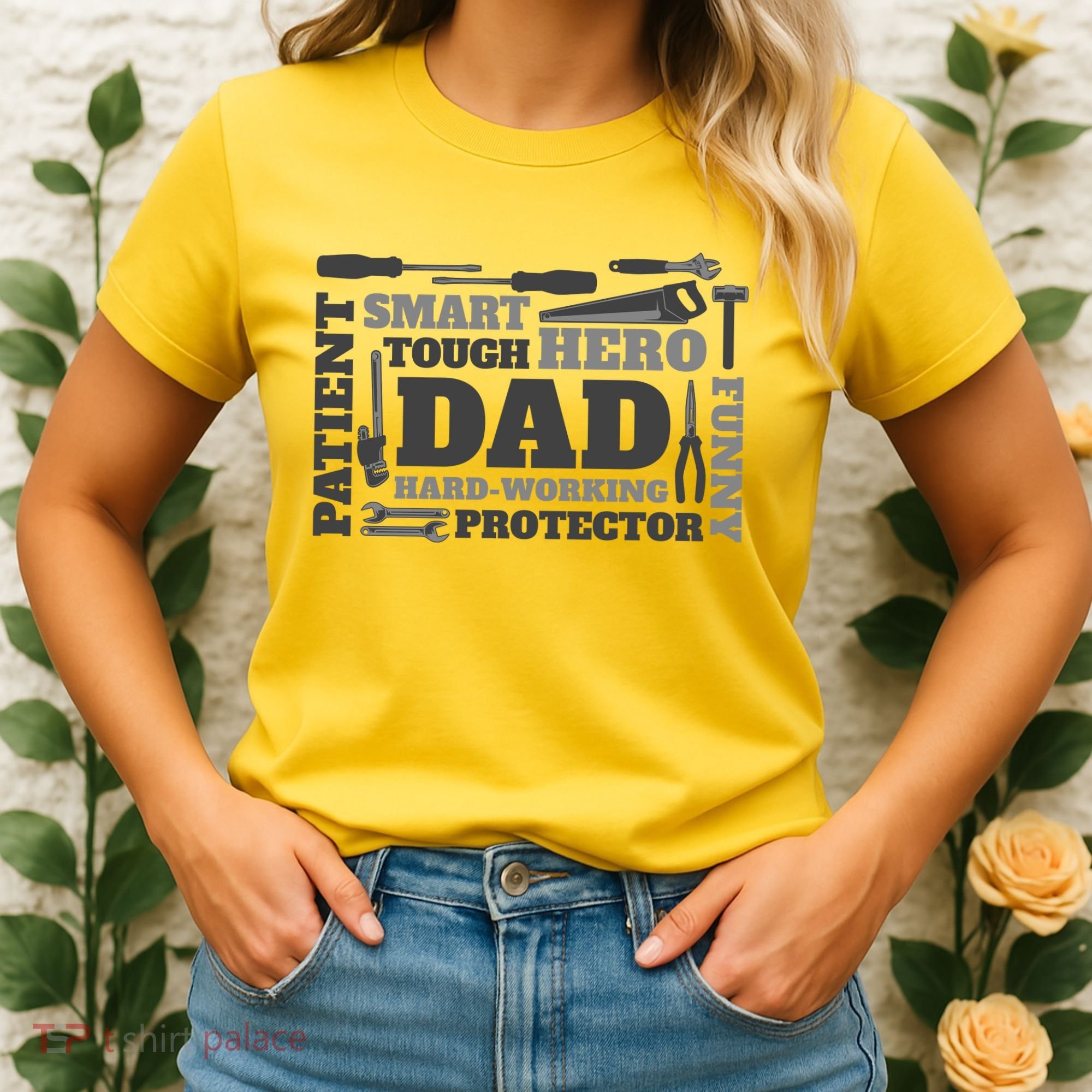 Hero Hard Working Dad Fathers Day Gift Women's T-Shirt