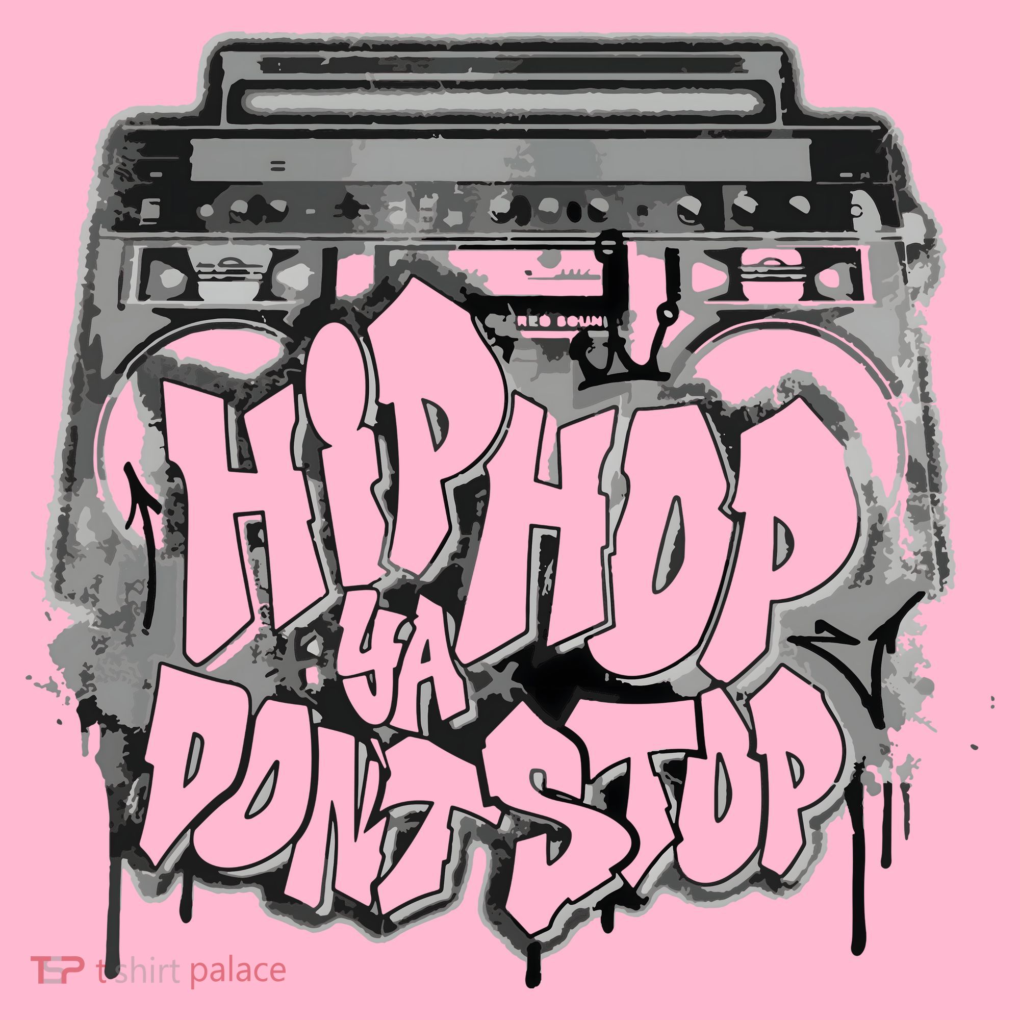 Hip Hop Ya Dont Stop Old School 80s 90s Boombox Baby Long Sleeve Bodysuit