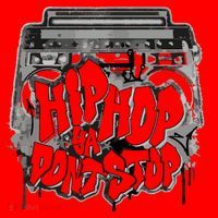 Hip Hop Ya Dont Stop Old School 80s 90s Boombox Santa Hat thumb 1