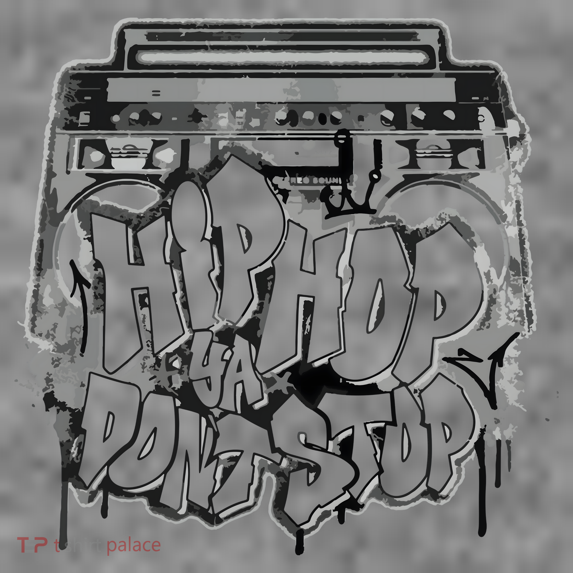 Hip Hop Ya Dont Stop Old School 80s 90s Boombox Tall Sweatshirt