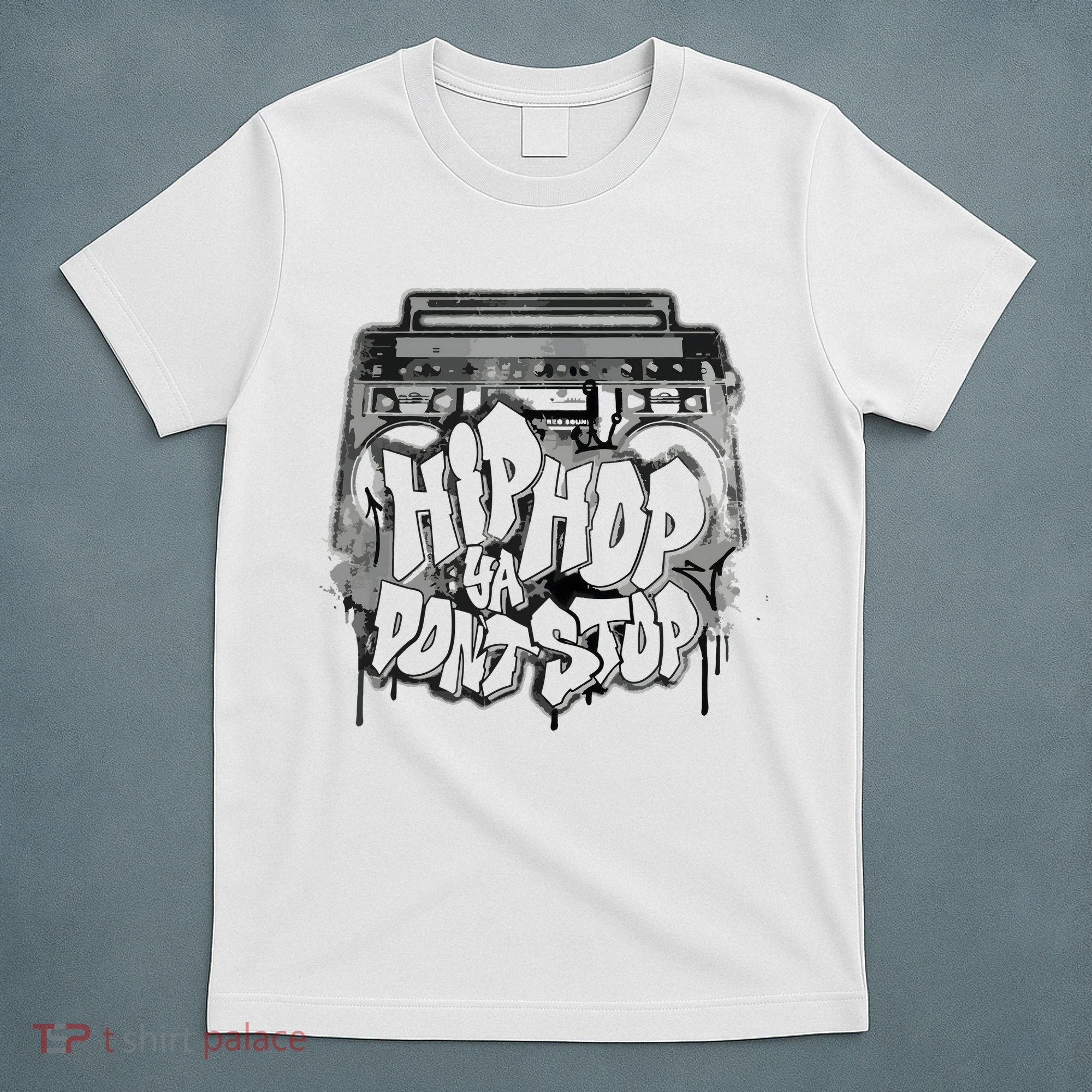 Hip Hop Ya Dont Stop Old School 80s 90s Boombox T-Shirt