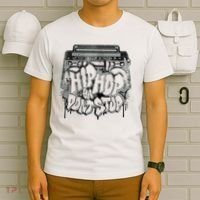 Hip Hop Ya Dont Stop Old School 80s 90s Boombox T-Shirt thumb 6
