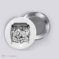 Hip Hop Ya Dont Stop Old School 80s 90s Boombox Button thumb 0
