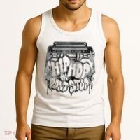 Hip Hop Ya Dont Stop Old School 80s 90s Boombox Tank Top thumb 3