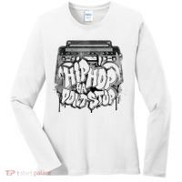 Hip Hop Ya Dont Stop Old School 80s 90s Boombox Women's Long Sleeve Shirt thumb 0