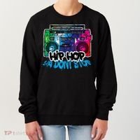 Hip Hop Ya Dont Stop Old School Boombox 80s Women's Sweatshirt thumb 0
