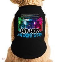 Hip Hop Ya Dont Stop Old School Boombox 80s Doggie Tank thumb 0