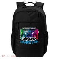 Hip Hop Ya Dont Stop Old School Boombox 80s Backpack thumb 0