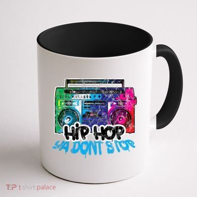 Hip Hop Ya Dont Stop Old School Boombox 80s Coffee Mug back