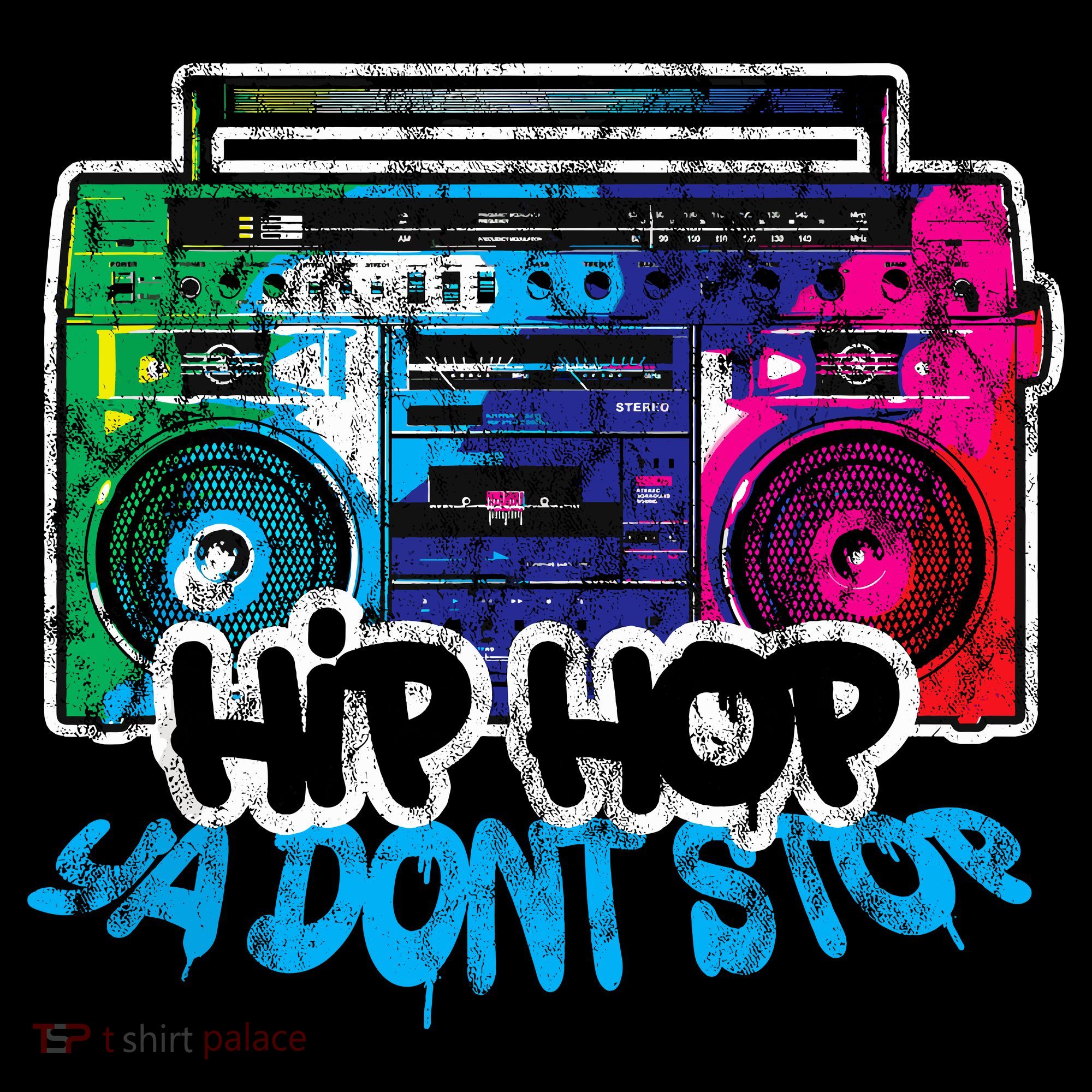 Hip Hop Ya Dont Stop Old School Boombox 80s Coffee Mug