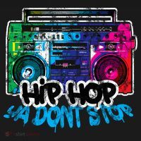 Hip Hop Ya Dont Stop Old School Boombox 80s Women's Hoodie thumb 2