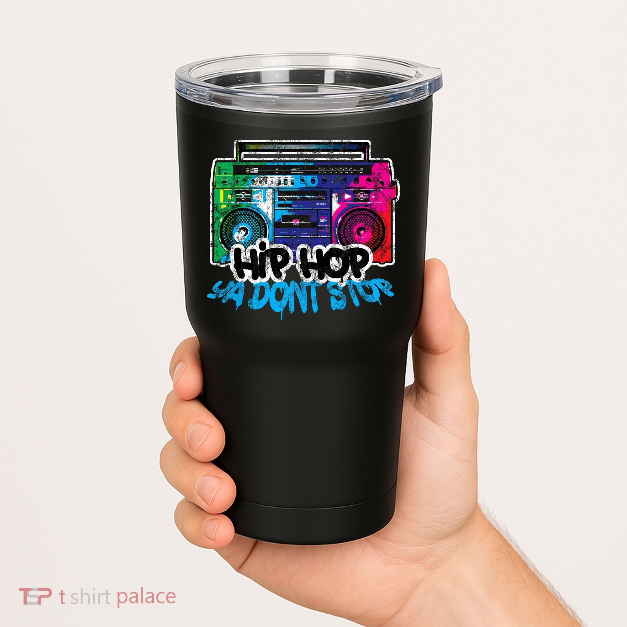 Hip Hop Ya Dont Stop Old School Boombox 80s Tumbler