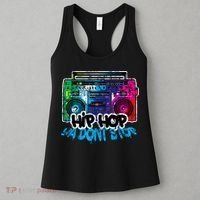 Hip Hop Ya Dont Stop Old School Boombox 80s Women's Tank Top thumb 3