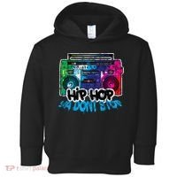 Hip Hop Ya Dont Stop Old School Boombox 80s Toddler Hoodie thumb 0
