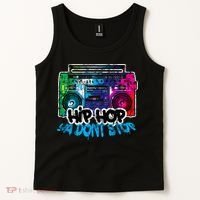Hip Hop Ya Dont Stop Old School Boombox 80s Tank Top thumb 2