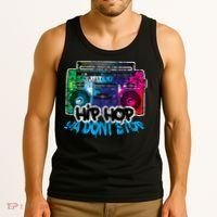 Hip Hop Ya Dont Stop Old School Boombox 80s Tank Top thumb 3