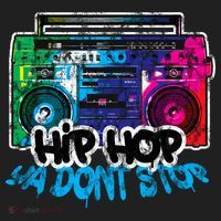 Hip Hop Ya Dont Stop Old School Boombox 80s Golf Towel thumb 3