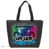 Hip Hop Ya Dont Stop Old School Boombox 80s Tote Bag thumb 0