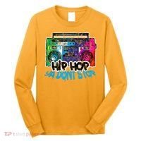 Hip Hop Ya Dont Stop Old School Boombox 80s Long Sleeve Shirt thumb 0