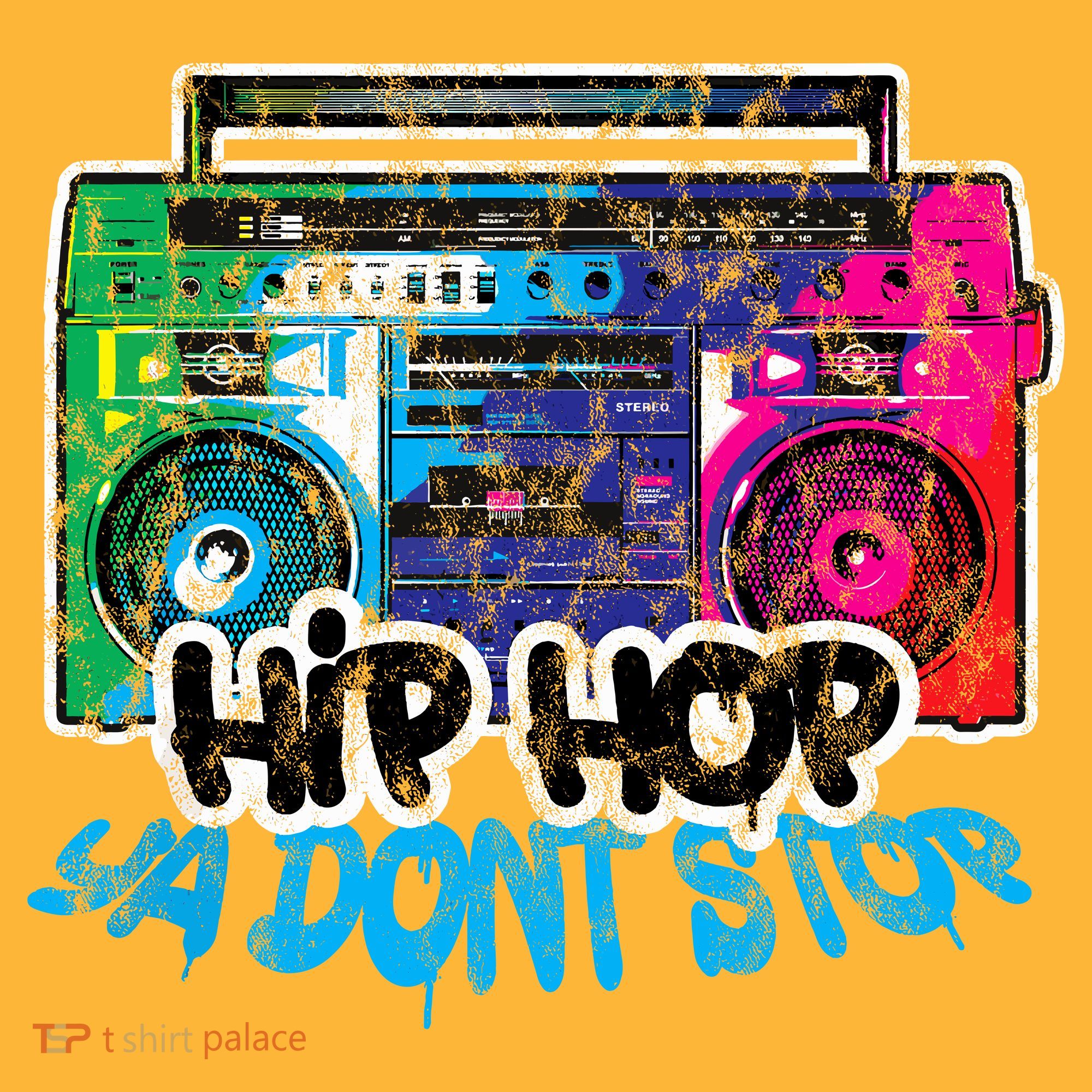 Hip Hop Ya Dont Stop Old School Boombox 80s Sweatshirt