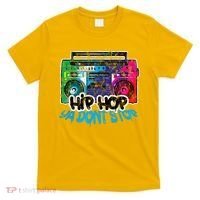 Hip Hop Ya Dont Stop Old School Boombox 80s T-Shirt thumb 0