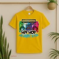 Hip Hop Ya Dont Stop Old School Boombox 80s T-Shirt thumb 2