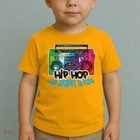 Hip Hop Ya Dont Stop Old School Boombox 80s Toddler T-Shirt thumb 2