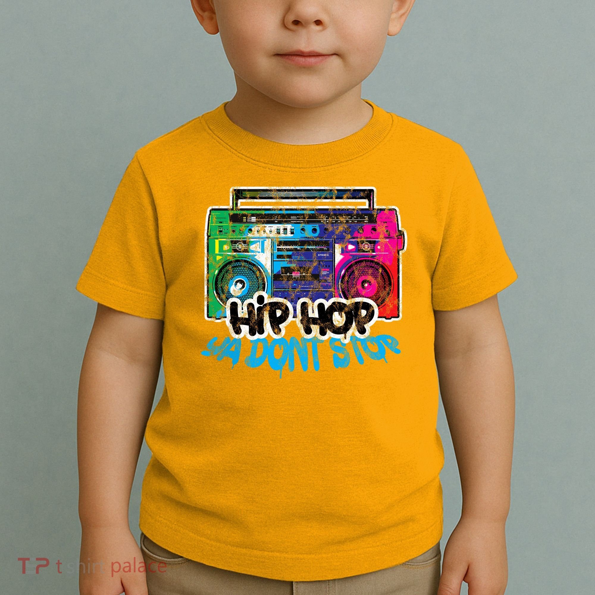Hip Hop Ya Dont Stop Old School Boombox 80s Toddler T-Shirt