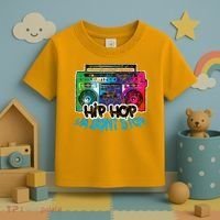 Hip Hop Ya Dont Stop Old School Boombox 80s Toddler T-Shirt thumb 3