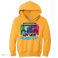 Hip Hop Ya Dont Stop Old School Boombox 80s Kids Hoodie thumb 0