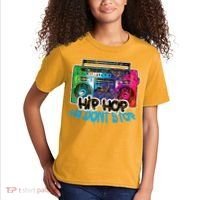 Hip Hop Ya Dont Stop Old School Boombox 80s Kids T-Shirt thumb 2