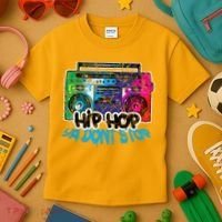 Hip Hop Ya Dont Stop Old School Boombox 80s Kids T-Shirt thumb 3