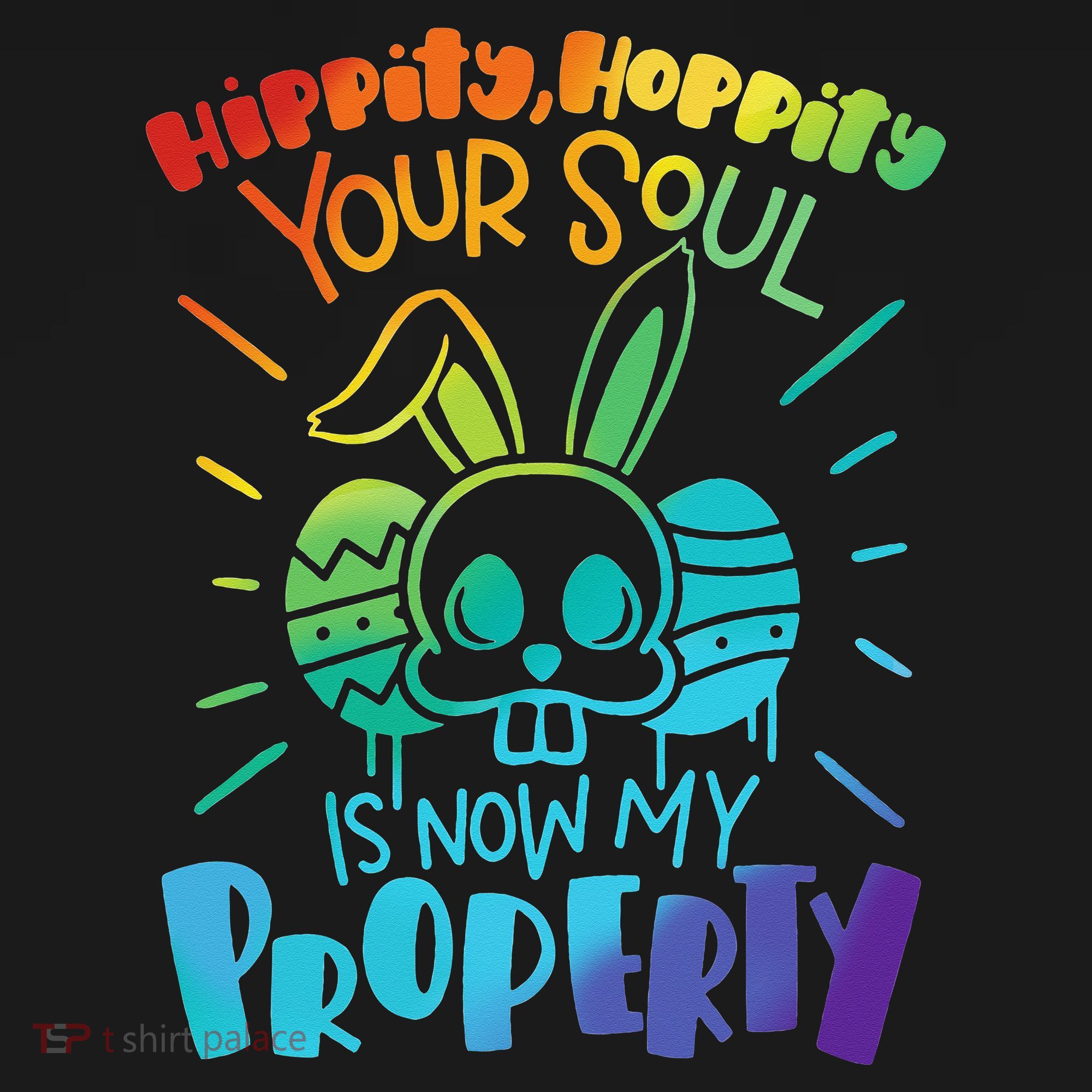 Hippity Hoppity your soul is now my property Funny Easter Women's Hoodie