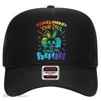 Hippity Hoppity your soul is now my property Funny Easter Hat thumb 0