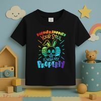 Hippity Hoppity your soul is now my property Funny Easter Toddler T-Shirt thumb 3